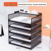 A3A4 Metal File Holder & Multi-layer Office Storage Rack