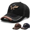 Eagle Hat Men's New Summer Trendy Baseball Cap Deepens the Big Head Circumference and Shows the Face Small Peaked Hat Sun Protection Visor