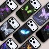 Glowing Butterfly Phone Case For IPhone 17 16e 15 14 13 12 11 Pro Max Air Mini Soft Protective Cover