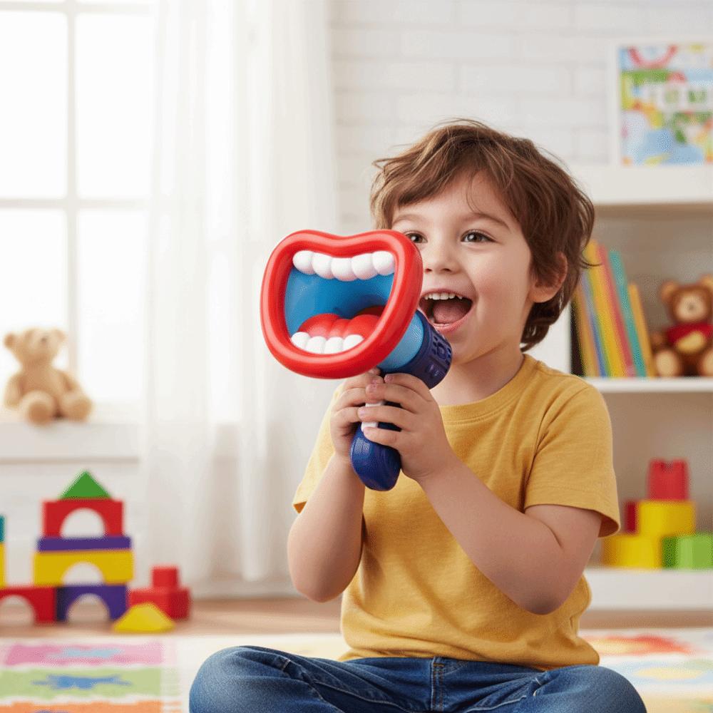 Anti Slip Voice Changer Portable Voice Changing Loudspeaker Funny Megaphone  Prank Gift
