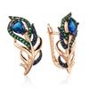 Latest Stylish Copper Zircon Earrings for Women and Girls