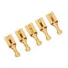 100PCS Golden Spade Connector Brass Material Crimp Terminal Female Spade Connector  Car Audio