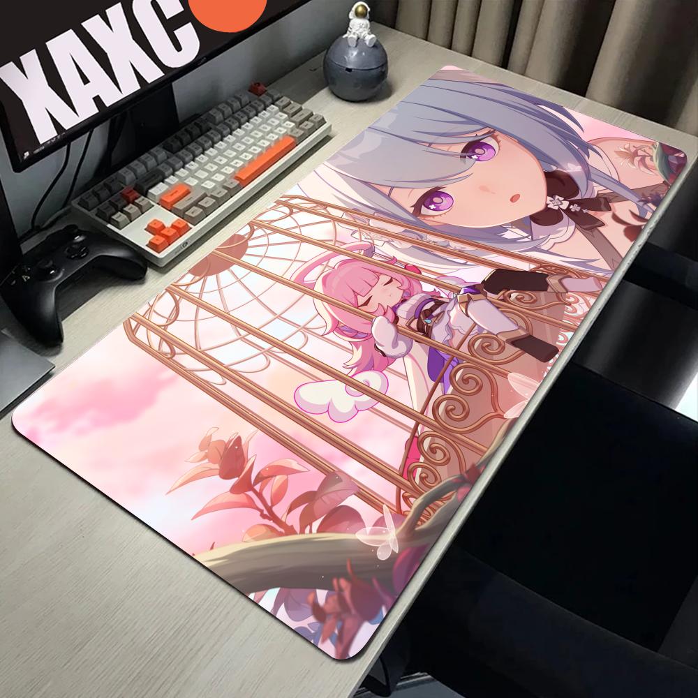 Honkai Impact 3 Elysia Mousepad Large Mouse Mat MousePads Game Office Laptop Carpet Soft Anti-slip Desktop PC Carpet Mouse Pad