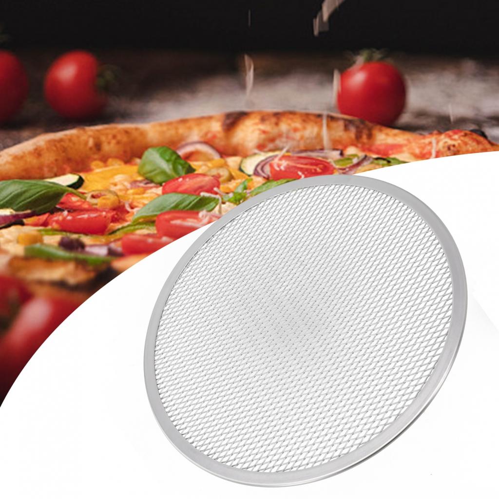 NonStick Aluminum Mesh Pizza Screen High quality Baking Tray for Perfect Pizzas