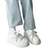 Women's Trendy Platform White Sneakers - Height-Boosting, Casual, All-Match, Campus Style, Spring Collection