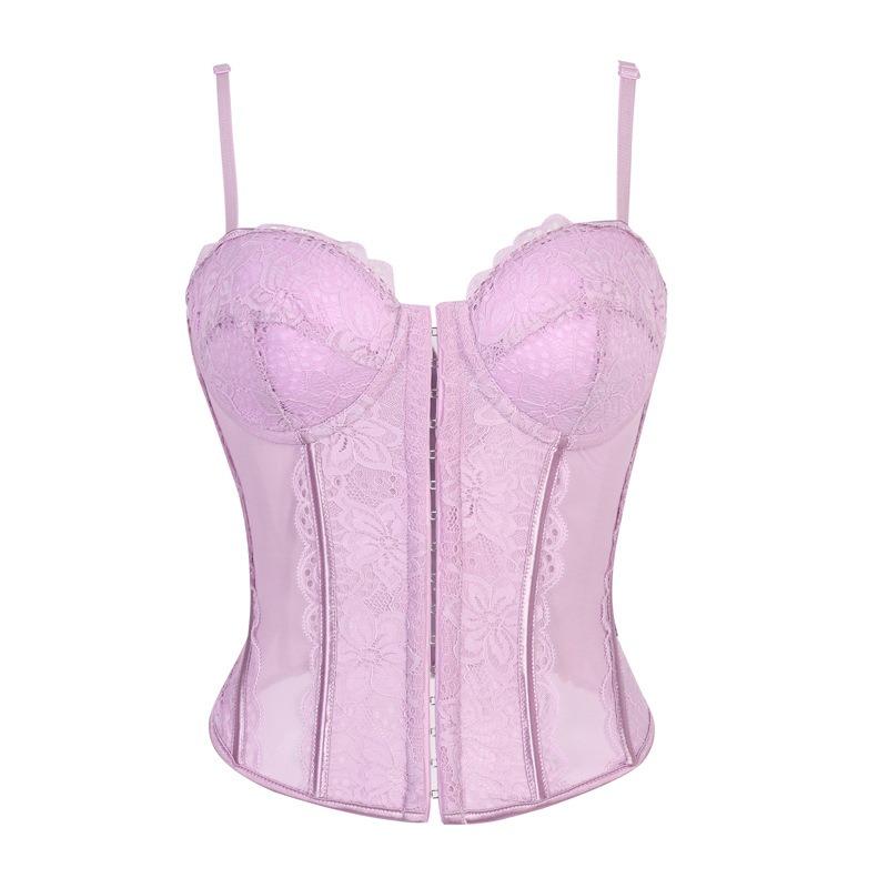 Women S Lace Boned Corset Top Slimming Shapewear For Evening Dress