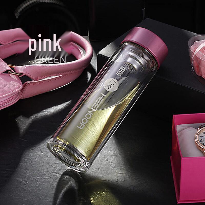 Zhishi Double-Wall Glass Tea Infuser Bottle