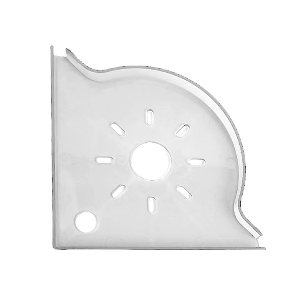 

Портативна кутова полиця для акваріума без свердління, прозора, з дренажем, стелаж для зберігання в акваріумі, підставка для акваріумного ландшафту білий