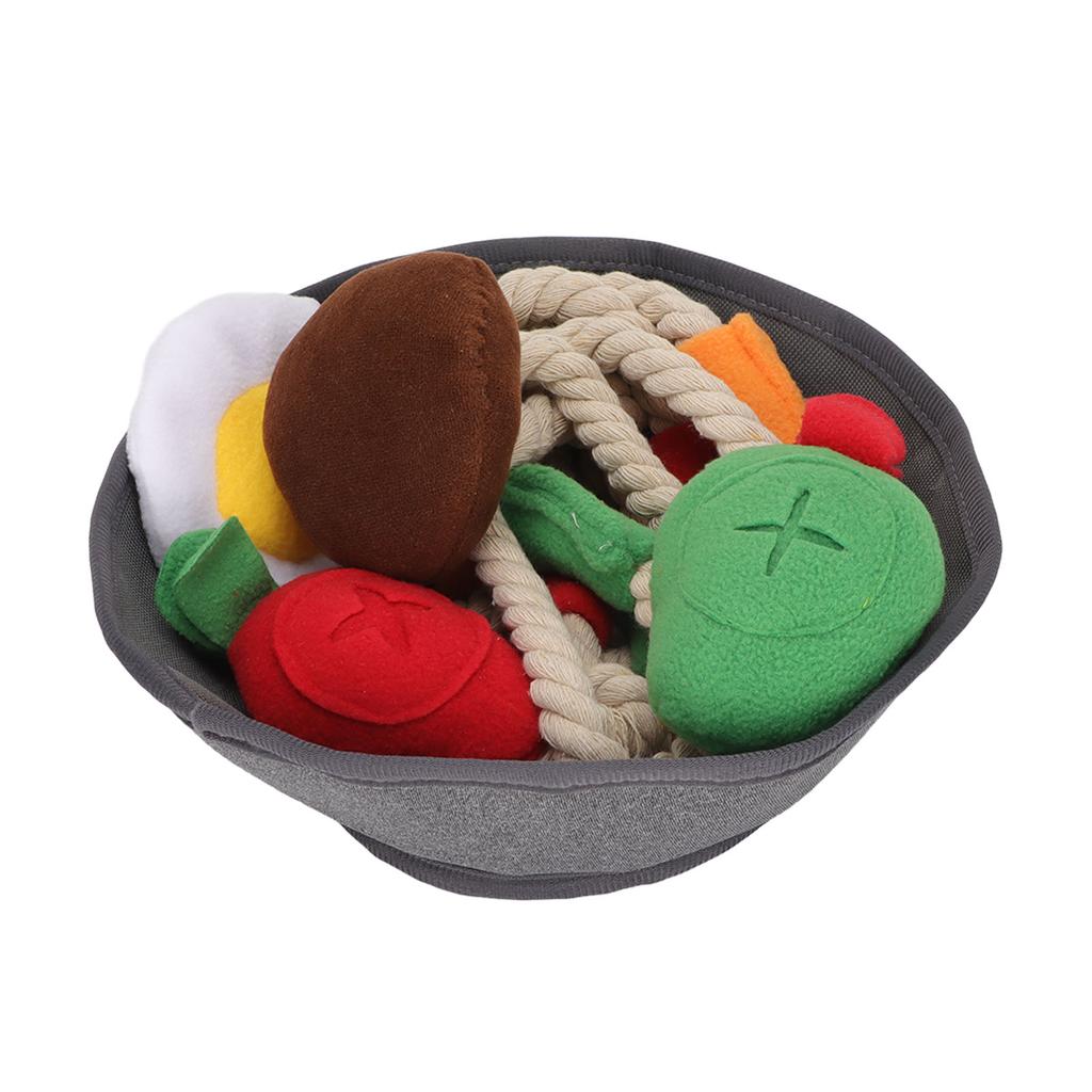 Squeaky Plush Dog Toys Bite Resistant Stuffed Dog Squeaky Toys for Teeth Cleaning Boredom Relief