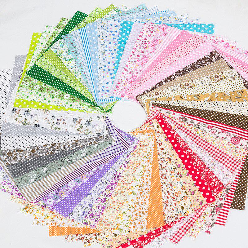 24 x 25 cm bavlněná tkanina s potiskem Látka na šití prošívané tkaniny pro patchwork vyšívání Příslušenství pro ruční výrobu