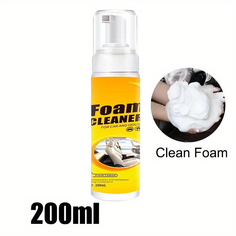 1PC Multifunctional foam cleaner for car interior decontamination, roof seat foam cleaning