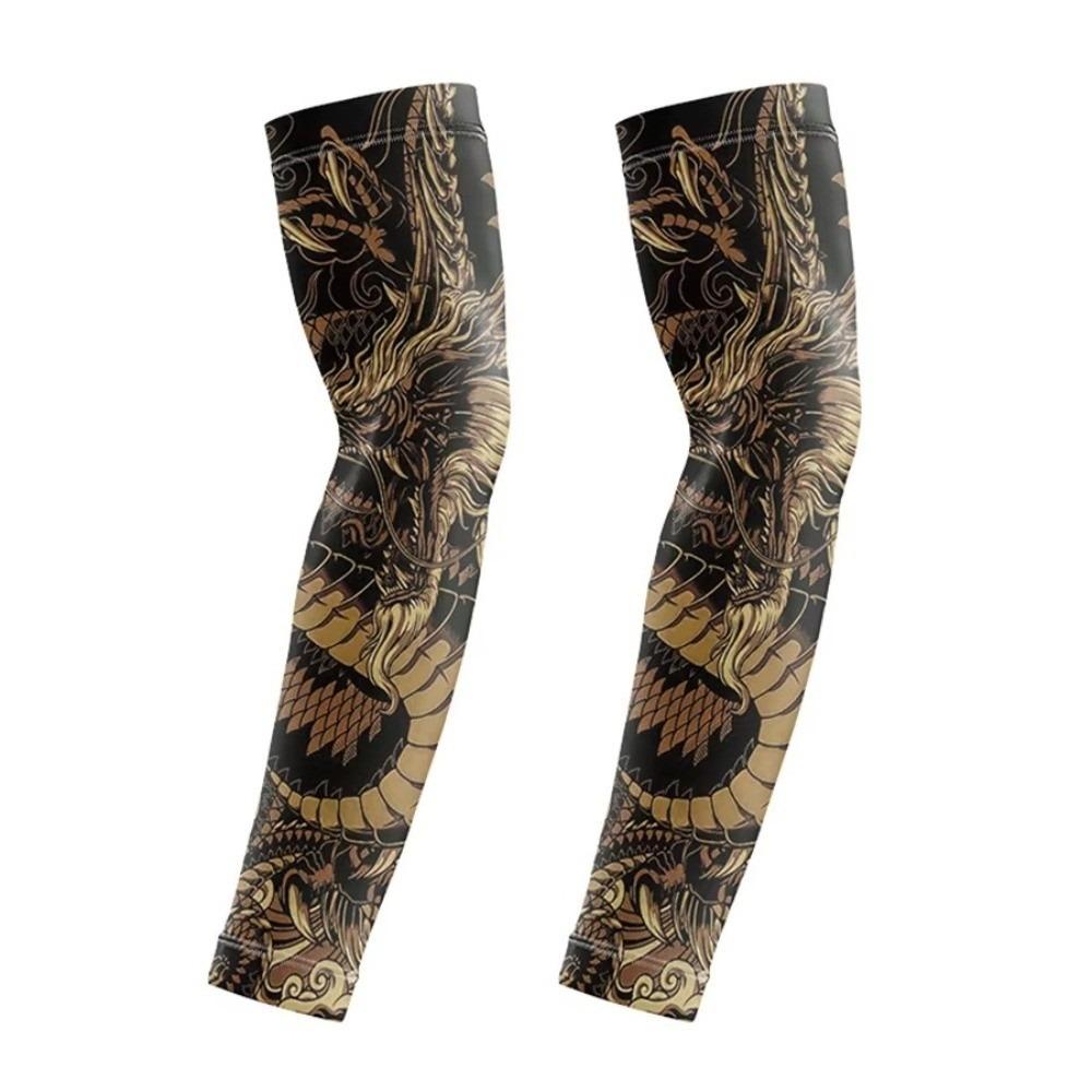 Quick Dry Flower Arm Sleeves Breathable Tattoo Arm Sleeves Fashion Arm Cover  Summer