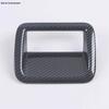Honda Fit 21st Gen Interior Accessories: Carbon Fiber Texture for Window Switch, Door Handle, and Steering Wheel.