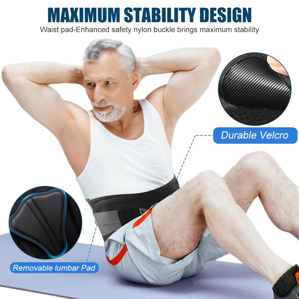 Back Brace For Lower Back Pain Relief Lumbar Support Belt For Men Women Herniated Disc Bionic Design Work