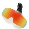 Non-Polarized Clip On Sunglasses for Men Night Vision Polarized Hat Visors Clips Hat Clip On Adjustable Eyeglasses Men's Fishing Cycling Golf Eyewear