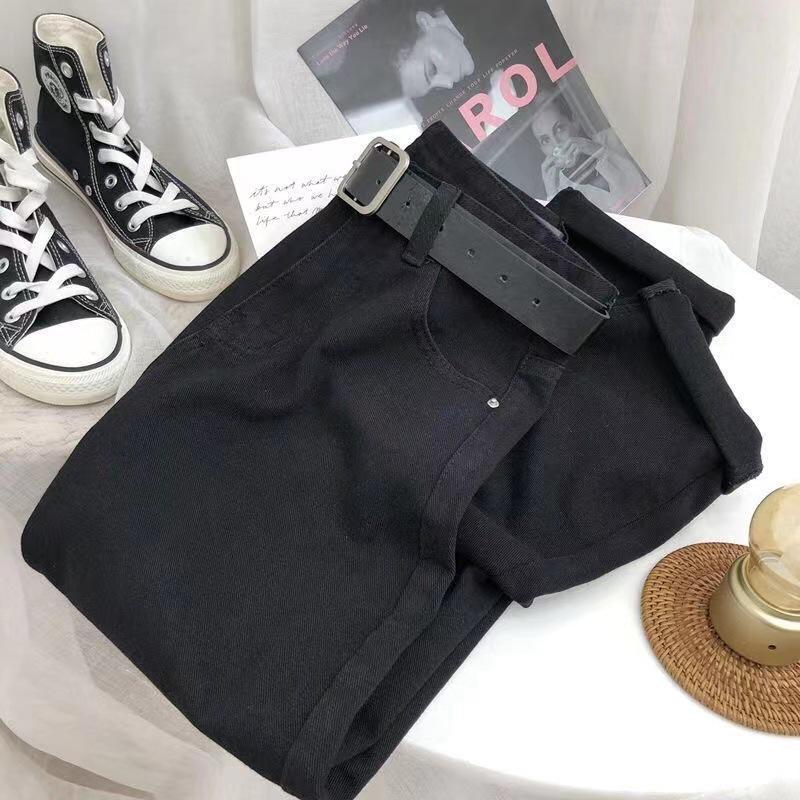 2024 Trendy Women's High-Waist Loose-Fit Harem Jeans for Spring & Autumn