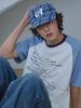 Olinkeompeulliteu A Logo Check Pillbox Cap (Blue Check)