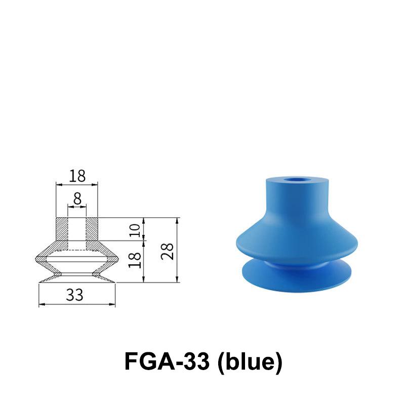 Fga-11/14/16/20/33/43/53/63 Threaded Suction Cup Organ Silicone Festos Rubber Suction Cup Vacuum Sucker Vento