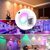 10W LEDs Recessed Lighting Downlight with IR Remote Control 16 Color 4 Flashing Modes Dimmable RGBW Floodlight Ceiling Light