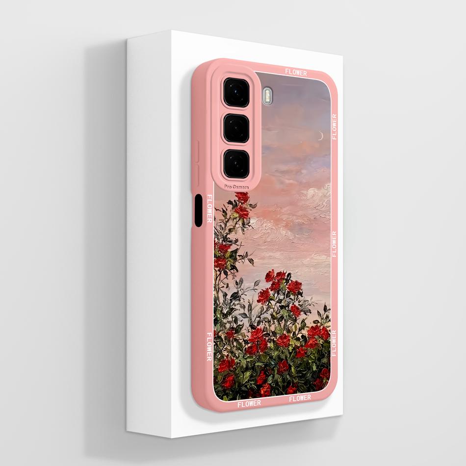

For infinix Hot 50 Pro Plus 50i Case Cool Cat Soft Liquid Silicone Back Cover For infinix Hot50 4G 5G Full Coverage Phone Shell Hot 50 (4G)