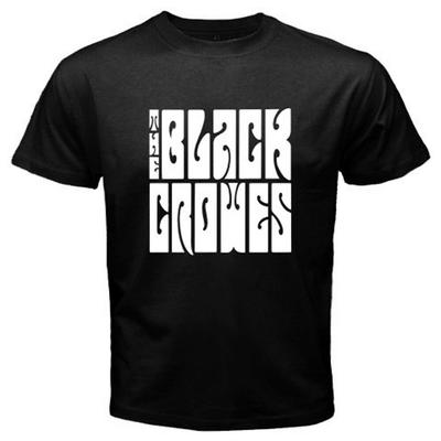 Tricou negru unisex The Black Crowes Rock Band Logo Tour