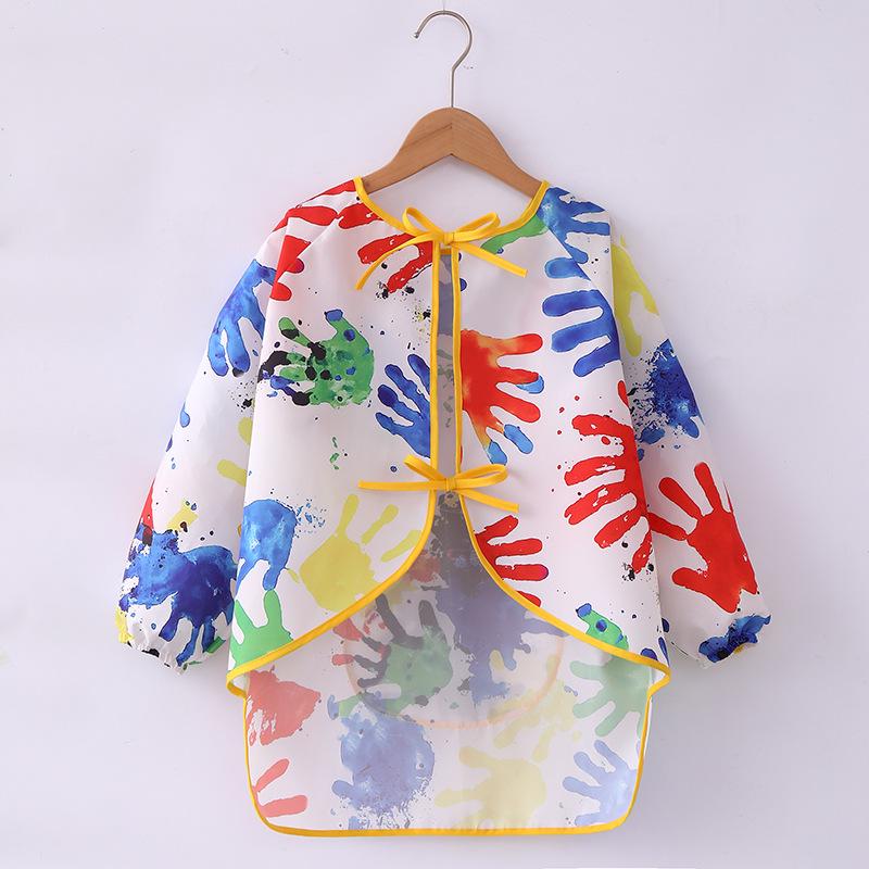 Kids' Waterproof Long-Sleeve Art Smock with Custom Logo
