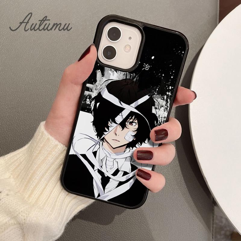 Bungou Stray Dogs Etui na telefon dla iPhone 11 12 13 14 Pro Max mini X XR XS SE 2020 6S 7 8 Plus Samsung Galaxy S21 S22 Pokrowiec skorupa