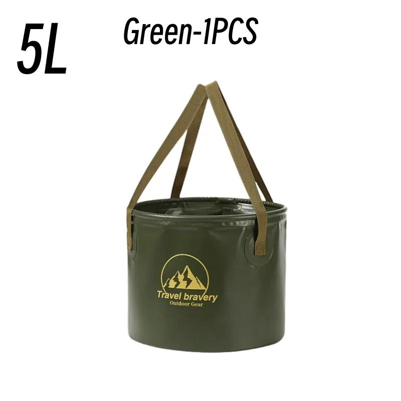 Durable Multi-functional Portable Basins Waterproof Collapsible Sink Bucket Travel Basin Camping Hiking Storage Bucket 10L/20L