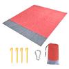 Oversized Beach Towel Mat Sand Free Beach Wind Proof Waterproof Picnic Blankets Beach Mat Oversized Pocket Picnic 4 Anchor