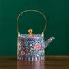 Jingdezhen Keramik und Keramik Puertee Gepresste Teekanne Tee-Ei Kessel Teegeschirr Teegeschirr Zeremonie