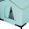 House for Outdoor Cats Elevated Pet Supplies Warm Nest Tent Kitten Cave Stray Shelter Waterproof