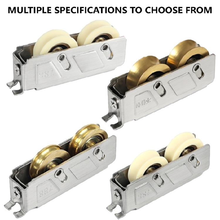 Slides Window Glides Rollers Push-Pull Window Rollers Metal Door Wheel Rollers Sliding Window Rollers Steel for Door