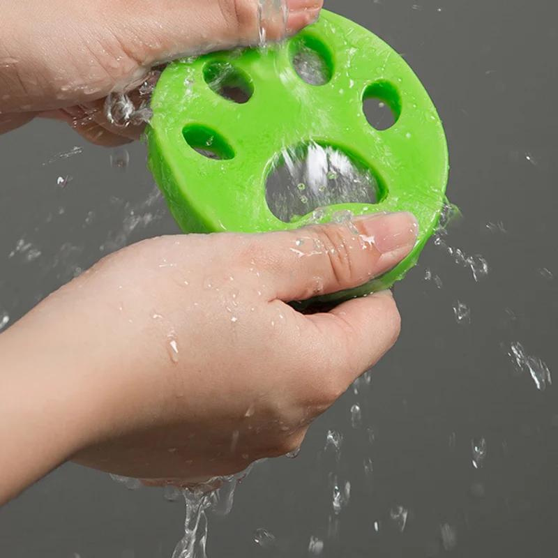 Reusable Silicone Brush  Hair Remover Pad Dog Fur Sticker Catcher Cleaning Washing Machine Pet Accessories Clothes Cleaning Tool
