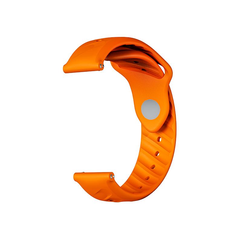 Lightweight Flexible Watch Band FKM Rubber Material Soft Touch Feeling Comfortable Wear All Day Long for Samsung Galaxy Watch