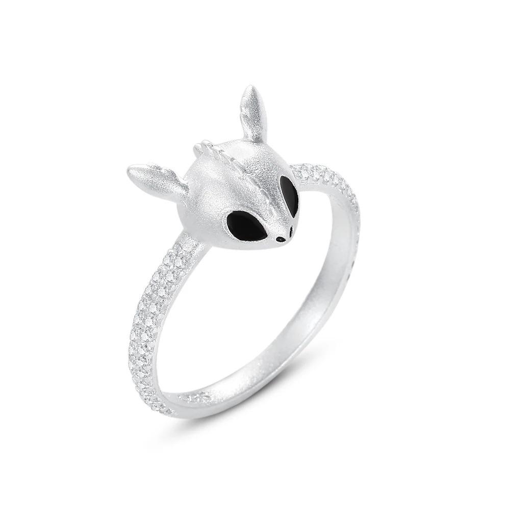 Boże Narodzenie Srebro 925 Korona Serce Kwiat Skrzydło Cyrkon Błyszczące Pierścionki Dla Kobiet Biżuteria Fine Jewelry ślub Rocznica Prezenty
