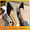 Slippers Girl 2025 Spring and Summer Wear Fashion Versatile Internet Celebrity Fairy Style Bag Head Half Slippers Thin Heel Pointed Sandals