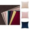 Super Soft 16" Velvet Plain Cushion Cover In Solid Colors For Stylish Home Decor