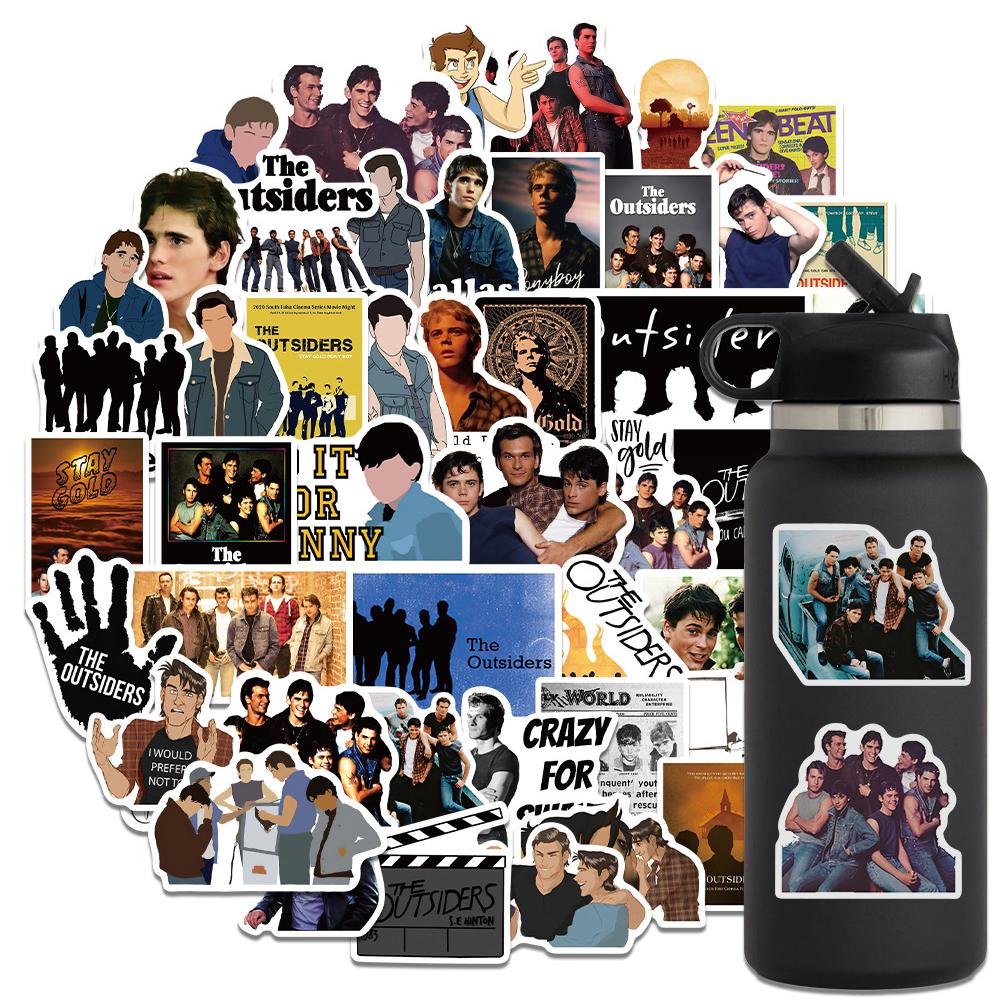 TV Series The Outsiders Stickers for Water Bottle Skateboard Refrigerator Hydro