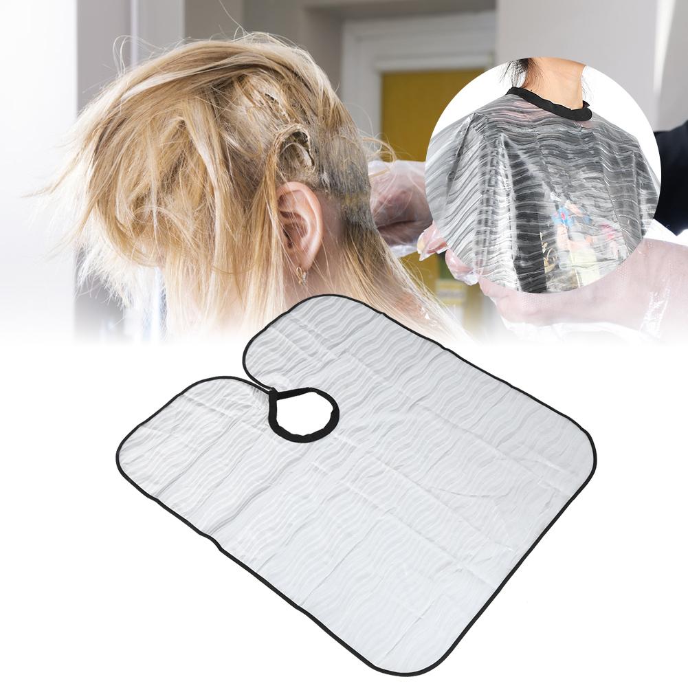 Waterproof Hair Salon Hair Dyeing Haircut Shawl Cape Hairdressing Shawl Cloth ToolTransparent