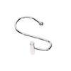 12Pcs Shower Curtain Hooks Rustproof Corrosion Resistant Strong Load-bearing Curtain Rings S-Shaped Electroplated Curtain Hooks