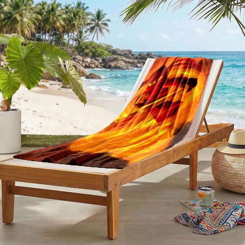 Ninja Fashion Beach Towel: Ideal for Summer Adventures Soft, absorbent and quick drying suitable for swimming and bathing