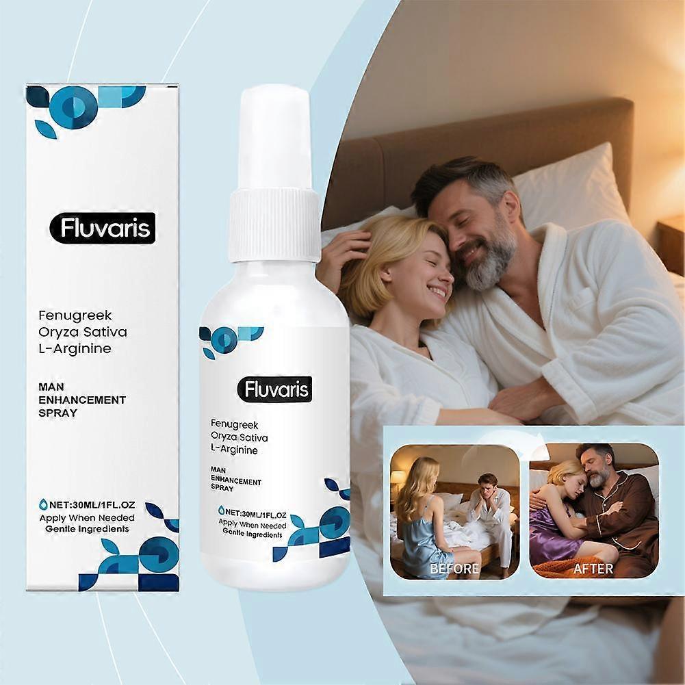 Fluvaris Men's Care Spray Gentle Formula Nourish Comfort Skin Light Active Care Spray