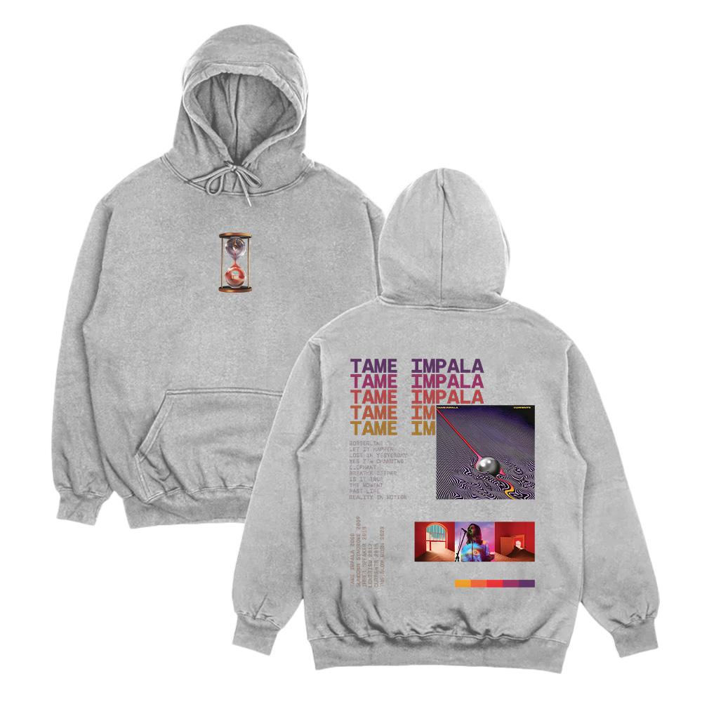

Tame Impala Pop Rock Band Hoodie Tame Impala Currents Graphic Clothes Men Women Long Sleeve Streetwear Casual Pullover M серый