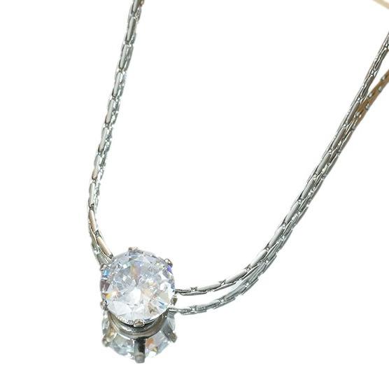 Temperament Light Luxury Exquisite Necklace for Women Versatile Fashion High-end Diamond Inlay