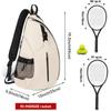 Reversible Pickleball Rackets Backpack Large Capacity Badminton Bag  Exercise Gym Equipment