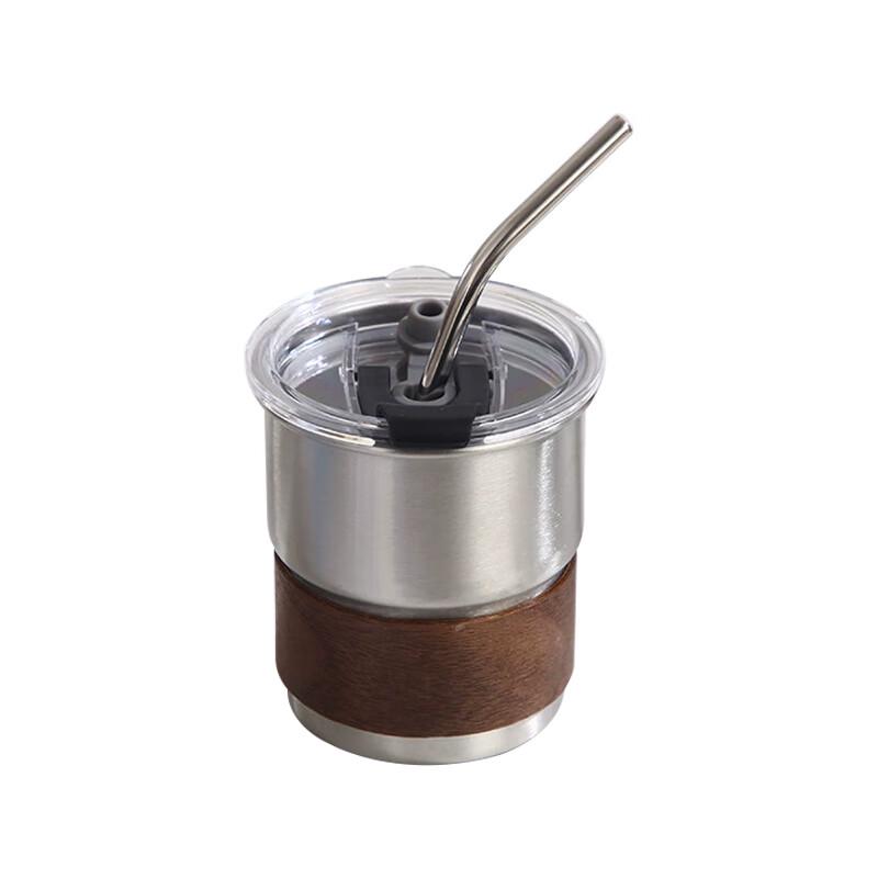 APLO Dual-Drink Stainless Steel Travel Coffee Mug 480ml