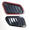 ABS Universal Car Decorative Cell Air Flow Intake Hood Scoop Bonnet Vent Cover Stickers Decoration Styling