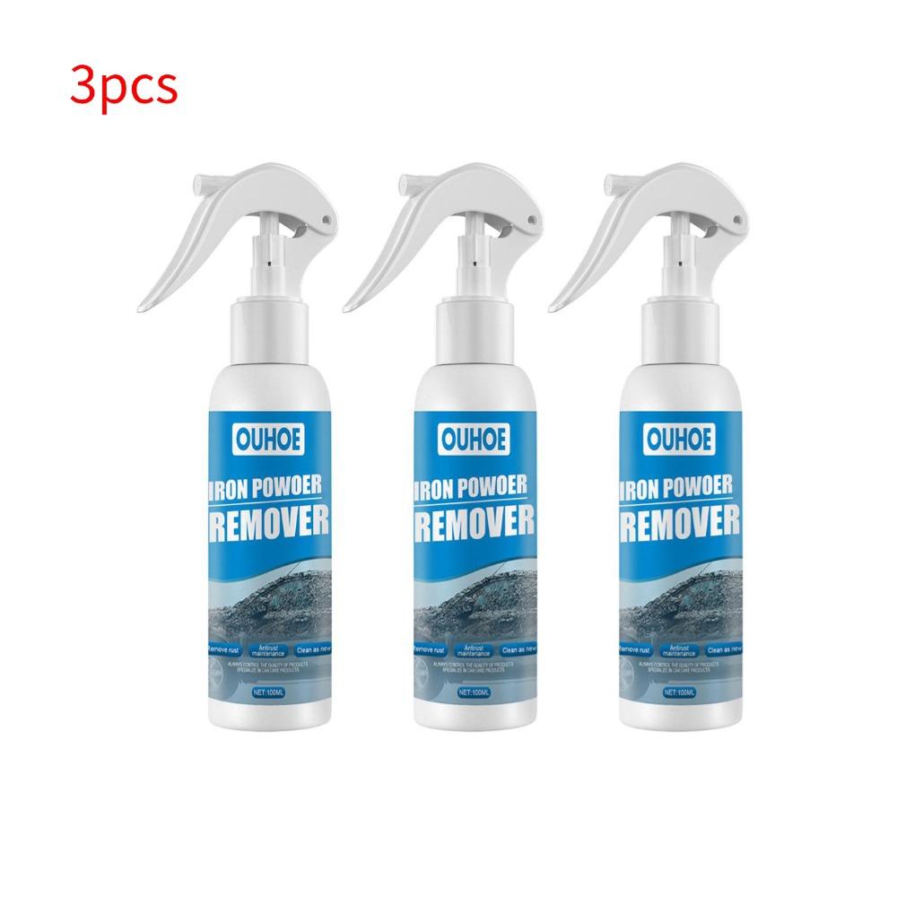 30/100ml Car Rust Remover Spray Metal Paint Cleaner Car Maintenance Iron Cleaning Car Spray Rust Powder Remover Car Accessories
