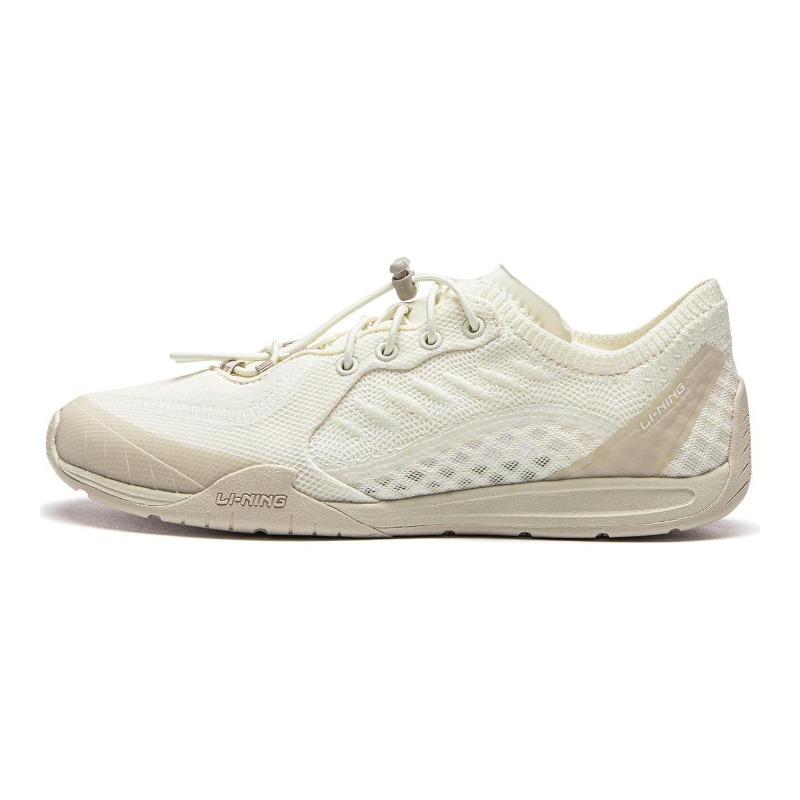 Li-Ning Feilin Fufeng Women s Low-Top Lifestyle Sneakers Off-White AGLW202-1 35