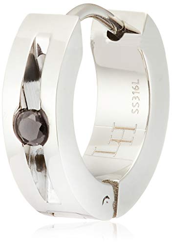 

LION HEART Single Earring, Stainless Steel, Cubic Zirconia, LHMP001NS